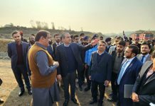 Serena chowk interchange near completion