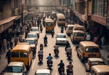Peshawar Choked: Navigating the Traffic Maze