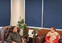 Junaid Chaudhry meets Romina Khurshid, discuss maritime affairs
