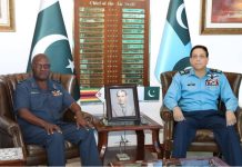 Zimbabwe Air Chief calls on Air Marshal Zaheer Sidhu