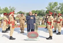 Special ceremony at martyrs’ memorial celebrates Pakistani forces success in Operation Bunyan-um Marsoos