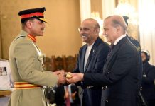 President, PM confer baton of field marshal upon COAS Asim Munir