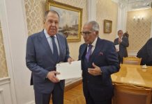 SAPM Fatemi meets Russian FM Lavrov; reaffirms Pakistan’s commitment to strengthening bilateral ties
