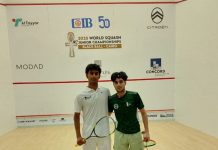 Abdullah Nawaz falls short in World Jr Individual Squash C’ships