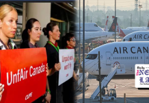 Air Canada set to shut down over flight attendants strike