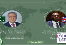 Britain’s Secretary Lammy conveys condolences on loss of lives in flash floods