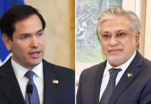 DPM Dar, Secretary Rubio discuss bilateral, regional matters