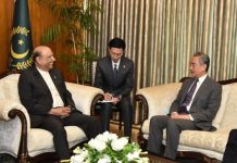 President reaffirms Pakistan-China “Iron Brotherhood” during Chinese FM interaction