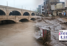 Flooding, water upsurge in Indus River after heavy rainfall