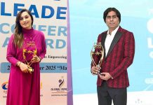 Baakh Pirzada Honored as “Promising Anchorperson 2025,” Following Dr. Umair Haroon’s 2022 Win at CSR Leadership Conference & Awards