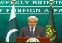 FO Spox underscores Pakistan’s key diplomatic engagements, regional, global developments