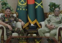 CJCSC Gen Sahir meets Bangladeshi Army Chief