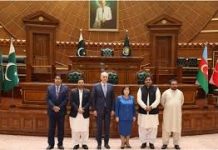 Speakers of Türkiye, Azerbaijan visit PA, discuss strengthening trilateral ties