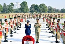 Fayyadh Bin Hameed calls on Field Marshal Syed Asim Munir at GHQ