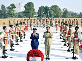 Fayyadh Bin Hameed calls on Field Marshal Syed Asim Munir at GHQ
