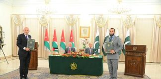 Pakistan, Jordan exchange MOUs, agreements in fields of media, culture, education