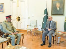 Chairman JCSC Sahir Shamshad pays farewell call on PM Shehbaz Sharif