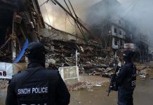 Gul Plaza fire rages on after 24 hours as six people perish, multiple missing