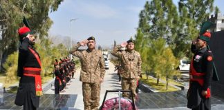 COAS visits Wana to review operational preparedness along Western border