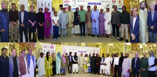 Iftar dinner in honor of factory staff hosted by Khurram Khalil Nanitalwala,