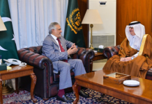 DPM Dar, Saudi Ambassador discuss recent regional developments