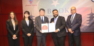CONSUL GENERAL OF JAPAN DONATES 110 BOOKS TO GREENWICH UNIVERSITY