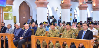 Namaz e Janaza for Shuhada of MI-17 helicopter crash offered at Chaklala Garrison