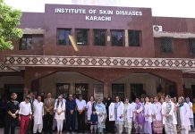 Tree Plantation: Well done, Institute of Skin Diseases Karachi