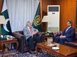 DPM Dar felicitates Ambassador Khan on appointment as envoy to Nepal, underscores strengthening bilateral ties