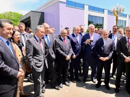 DPM Ishaq Dar, SCO delegation heads participate in joint painting ceremony