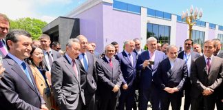 DPM Ishaq Dar, SCO delegation heads participate in joint painting ceremony