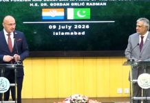 Pakistan, Croatia agree to intensify economic relations