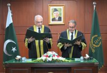 Justice Rizvi takes oath as Acting Chief Justice FCCP