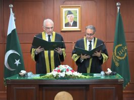 Justice Rizvi takes oath as Acting Chief Justice FCCP