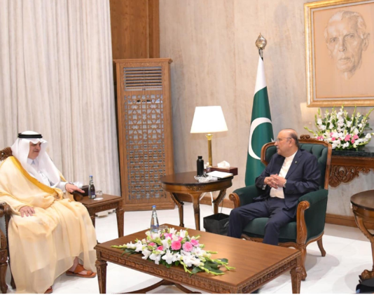 President appreciates Saudi ambassador’s contribution to strengthening bilateral ties