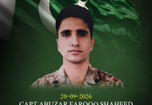 8 Khwarij killed, Captain, Lieutenant, four personnel embrace martyrdom in Hangu