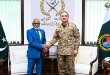 Maldives People’s Majlis Speaker calls on COAS Syed Asim Munir