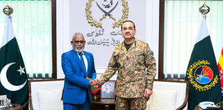 Maldives People’s Majlis Speaker calls on COAS Syed Asim Munir