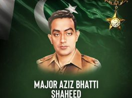 Service Chiefs, Armed Forces commemorate 61st martyrdom anniversary of Major Aziz Bhatti Shaheed