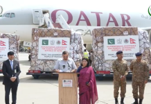 Pakistan sends 100-ton relief to flood hit Nepal