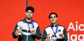 Pakistan secures two bronze medals in squash events of Asian Games