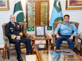 BRAZILIAN DEFENCE DELEGATION CALLS ON AIR CHIEF