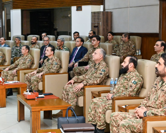 COAS Syed Asim Munir visits Corps Headquarters Peshawar, reviews security situation