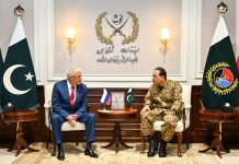 Russian Minister of Internal Affairs calls on COAS Syed Asim Munir